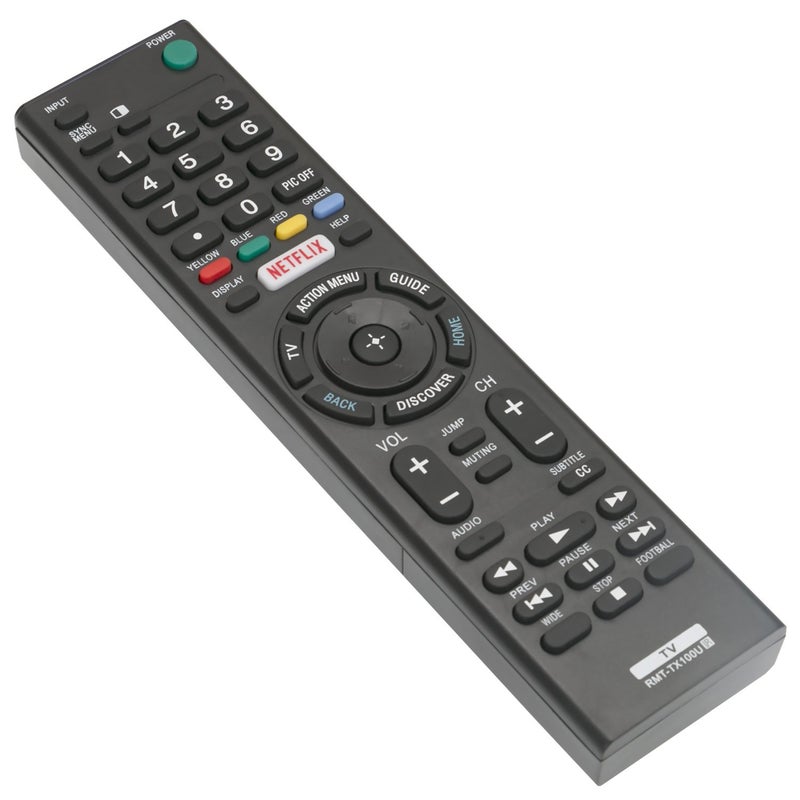 ZdalaMit RMT-TX100U Replacement Remote Applicable for Sony TV XBR-65X810C XBR-55X810C XBR-75X910C XBR-65X900C XBR-55X900C KDL-55W800C KDL-50w800C XBR-49X800C XBR-65X810C XBR-55X810C KDL-55W850C KDL-50W850C - Image 1
